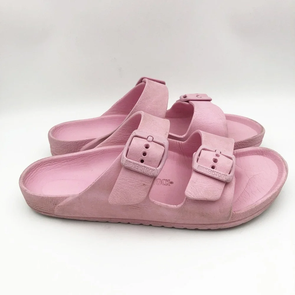Birkenstock Shoes Kids 3 Arizona EVA Pink Waterproof Slide Sandals Flip Flops